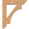 Ekena Millwork Westlake Slat Smooth Bracket w/ Offset Brace, Western Red Cedar, 7 1/2"W x 32"D x 38"H BKT0806X32X38WTL06SWR - alternate 2